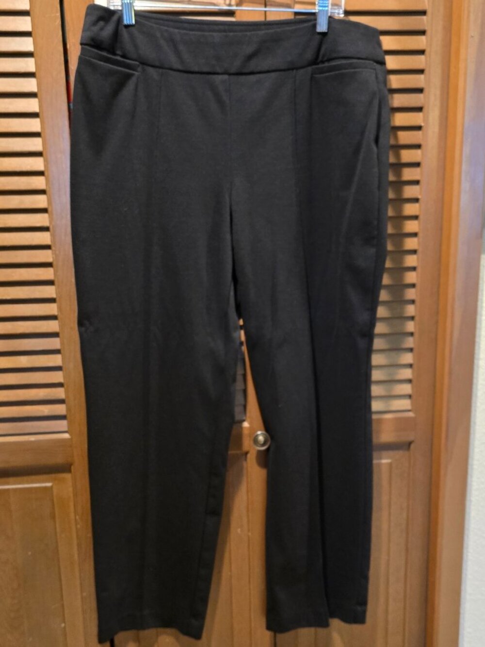 George Black Mid-Rise Ponte Pants | Size XL (16-18)